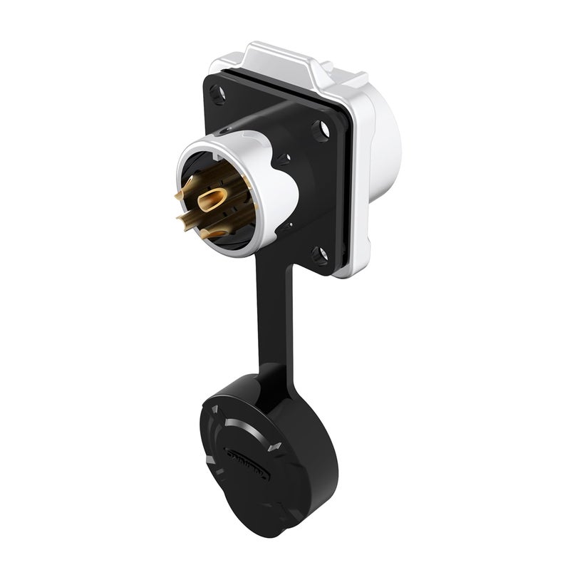 CNLINKO LP12 4-Pin Metal Shell Waterproof Circular Connector M12 Quick-Connect Flange Panel for Industrial Applications and Outdoor Use (4-Pin) - Image 3